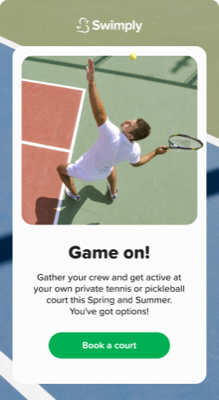 Courts Amenities Email