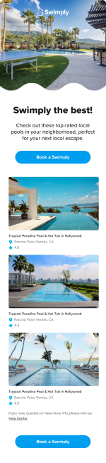 Top Pools Email