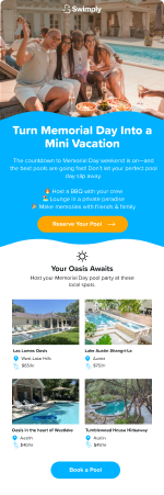 Memorial Day Email